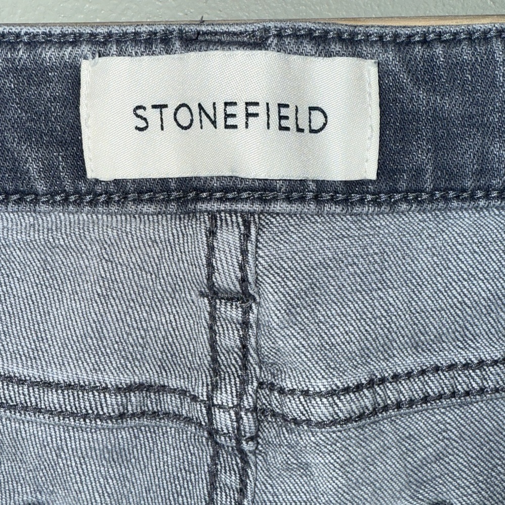 High Rise Conrad Ankle Gray Jeans Women’s Size 31x37 - Picture 2 of 10